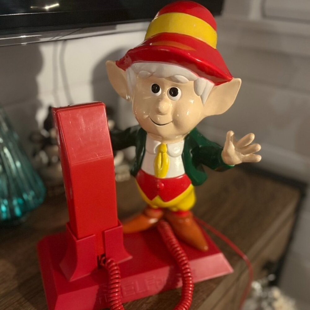 Keebler Ernie the Elf, Landline Telephone, Collectible, Vintage 1980's